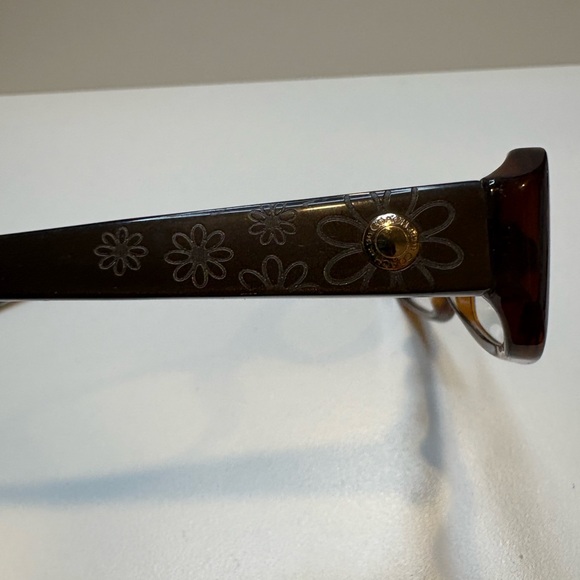 FRAMES ONLY- COACH MIRANDA (2014) BROWN 46•16•135 COACH EYEGLASSES FRAMES - Picture 7 of 14